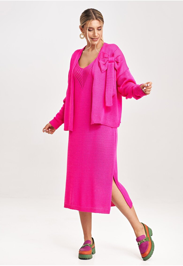 Figl Rochie dama M997 - acril - bumbac - violet -