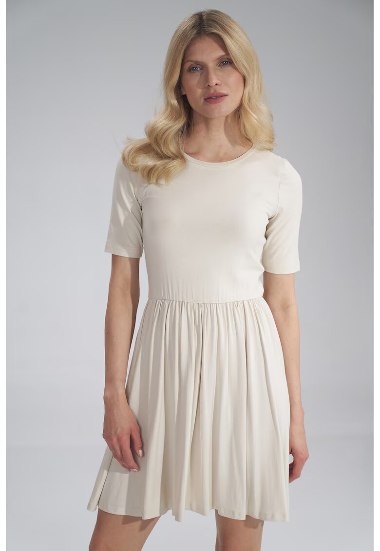 Figl Rochie de vara - M751 - alb - viscoza -
