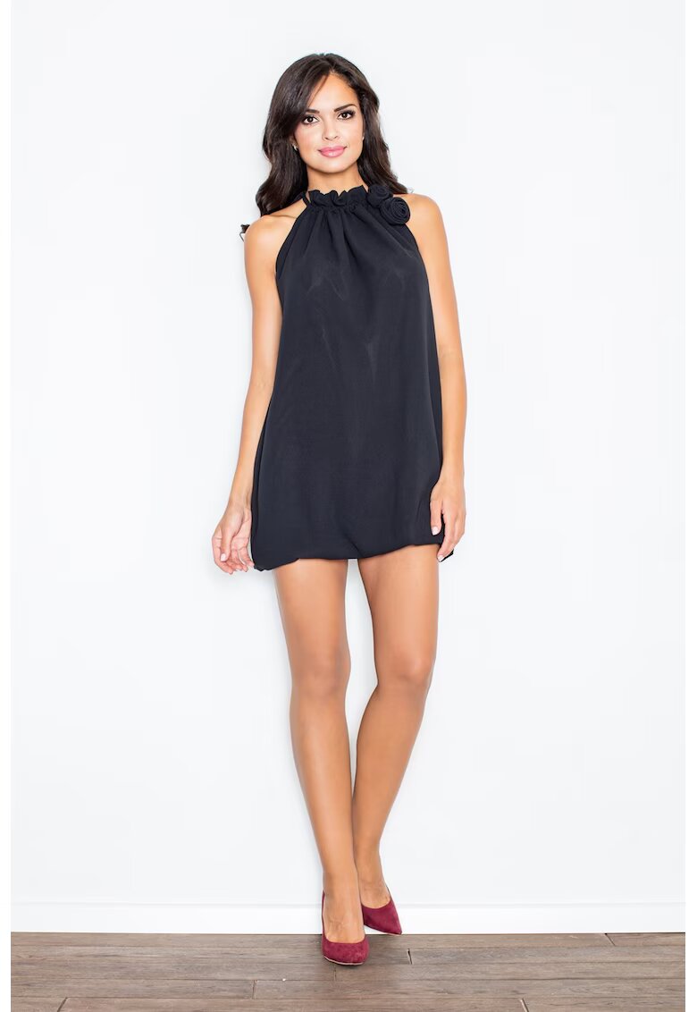 Figl Rochie de vara - neagra - poliester -