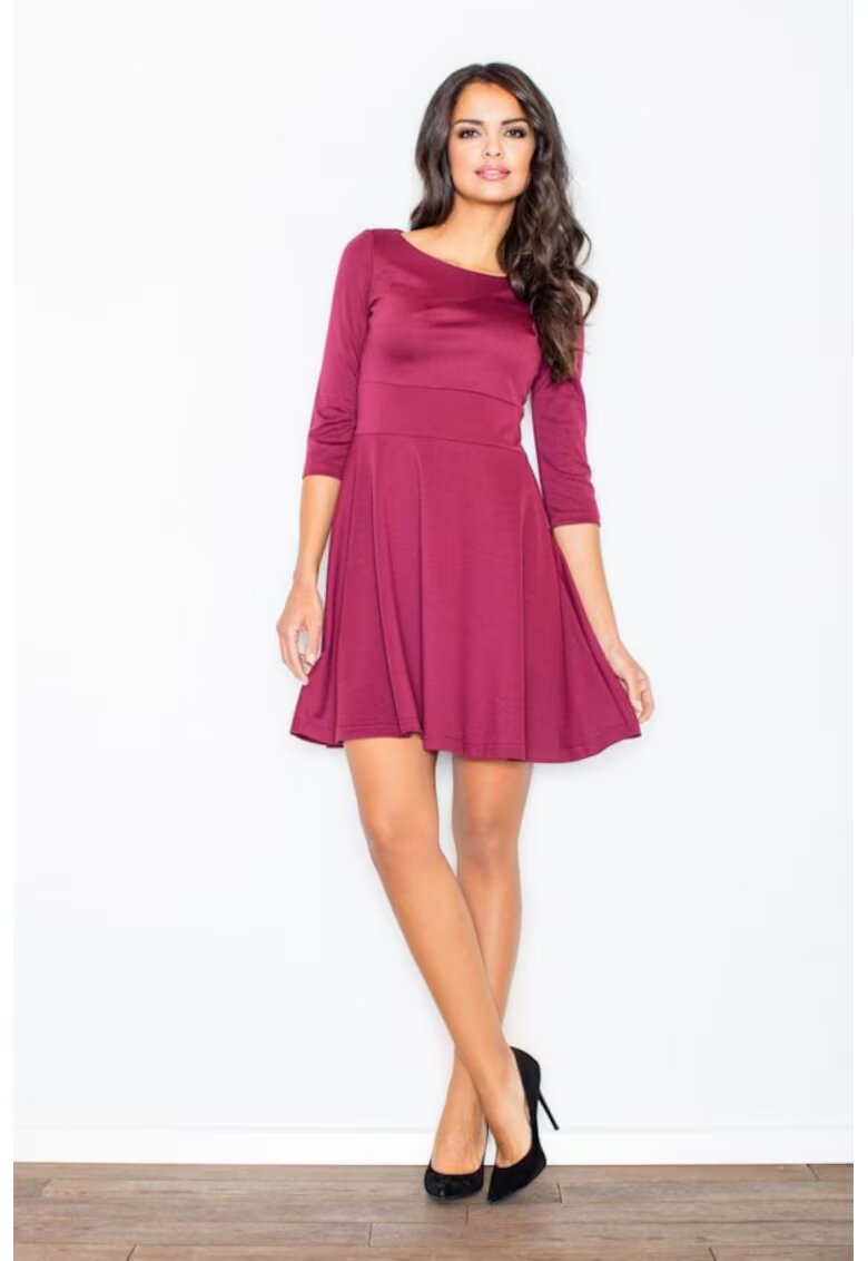 Figl Rochie de zi model 111769 - Rosu