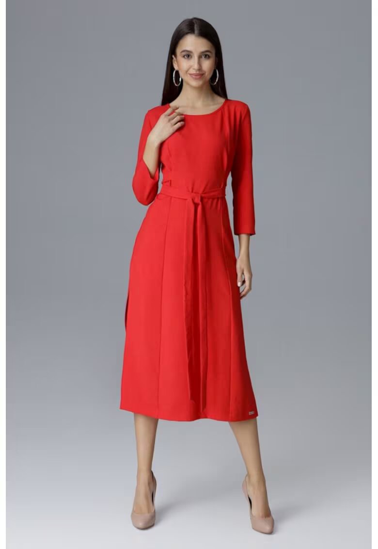 Figl Rochie de zi model 126025 - Rosu