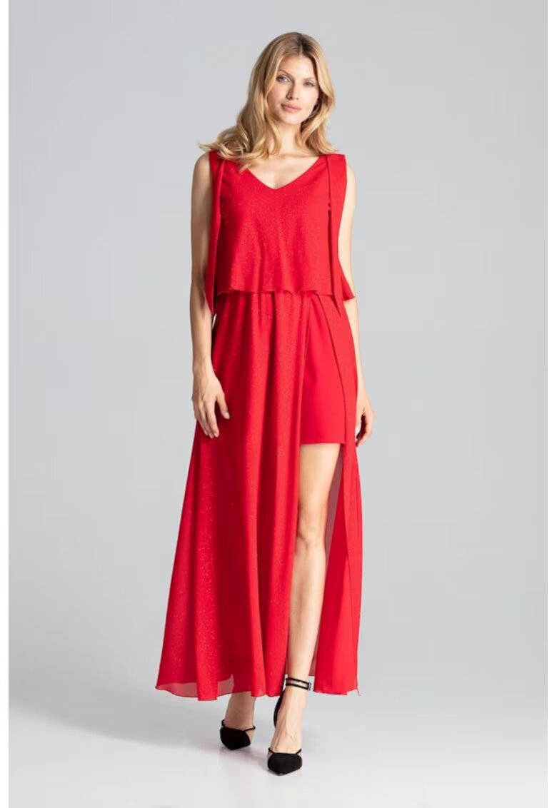 Figl Rochie de zi model 138275 - Rosu