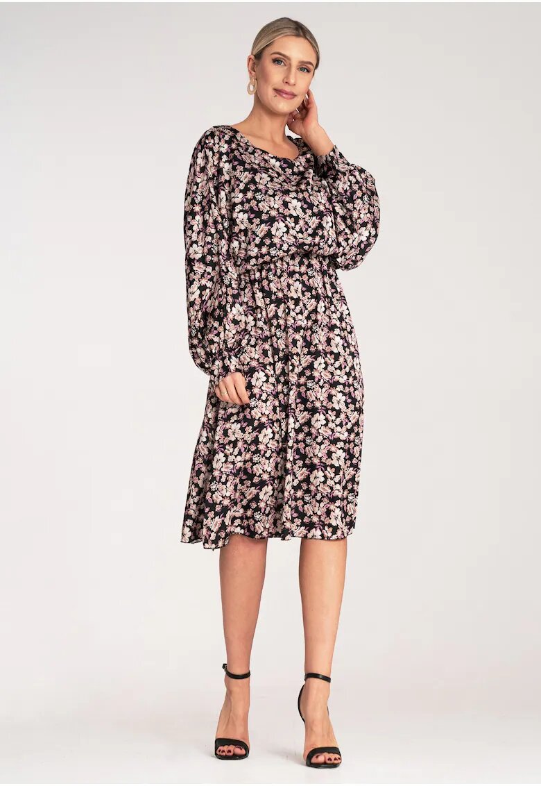 Figl Rochie florala - multicolor - poliester-elastan -