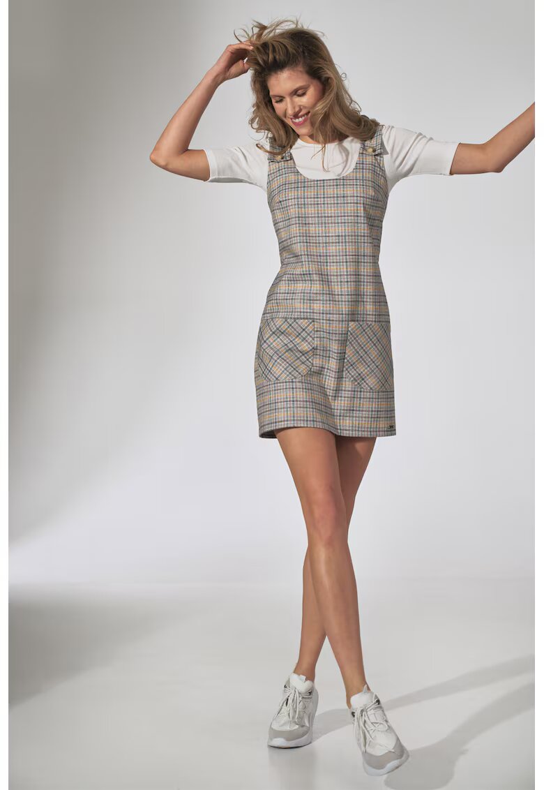 Figl Rochie gri - poliester
