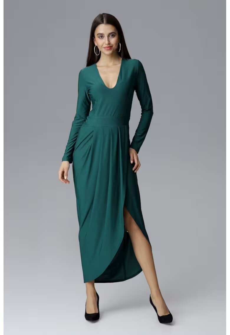 Figl Rochie lunga - 126214 - Verde - Verde