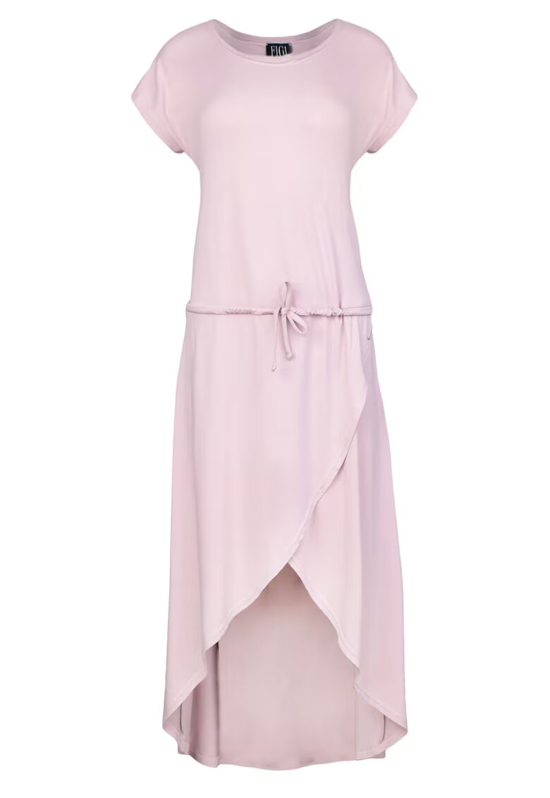 Figl Rochie M394 - roz - viscoza - maneci scurte -