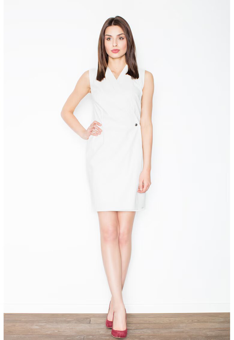 Figl Rochie M430 - poliester - croiala minimalista - fara maneci - pentru ocazii elegante