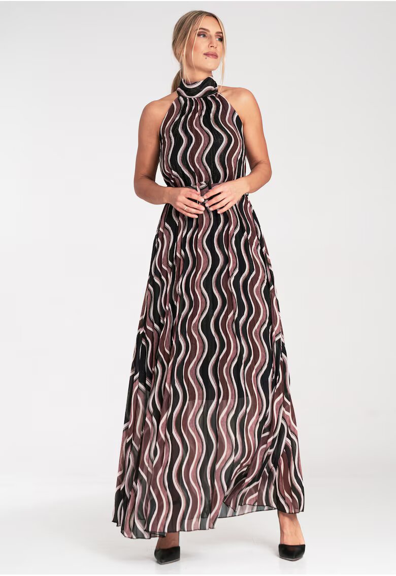 Figl Rochie maxi multicolor - plisata - poliester -
