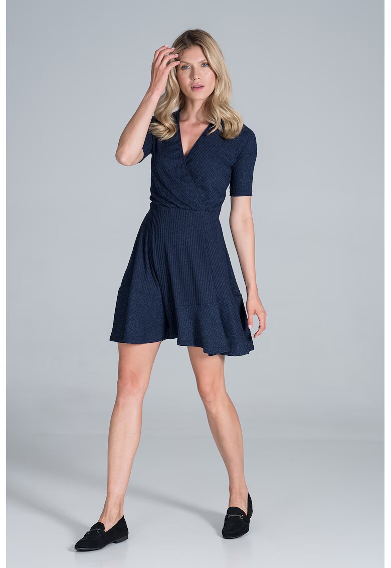 Figl Rochie mini - albastru - viscoza