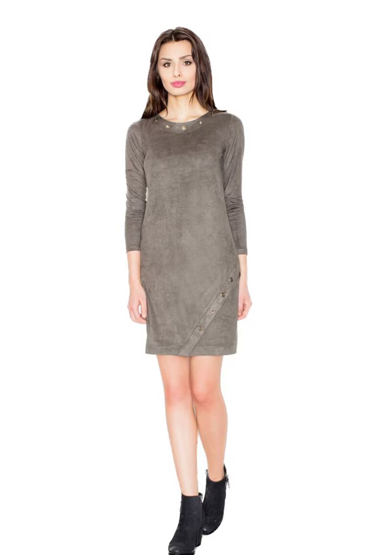 Figl Rochie mini dama Brendrie M455 olive - Verde