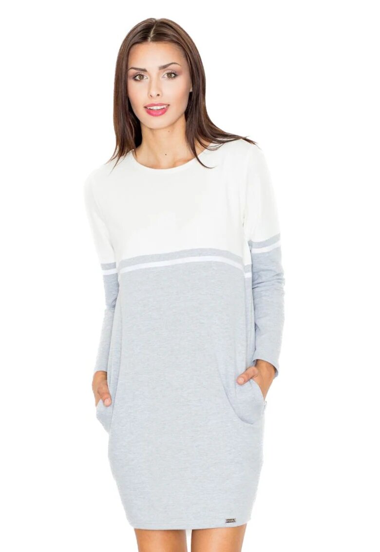 Figl Rochie mini dama Carnwene M510 gri - Gri