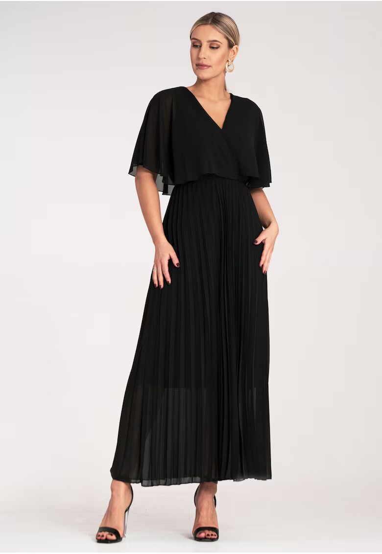 Figl Rochie neagra - eleganta - poliester -