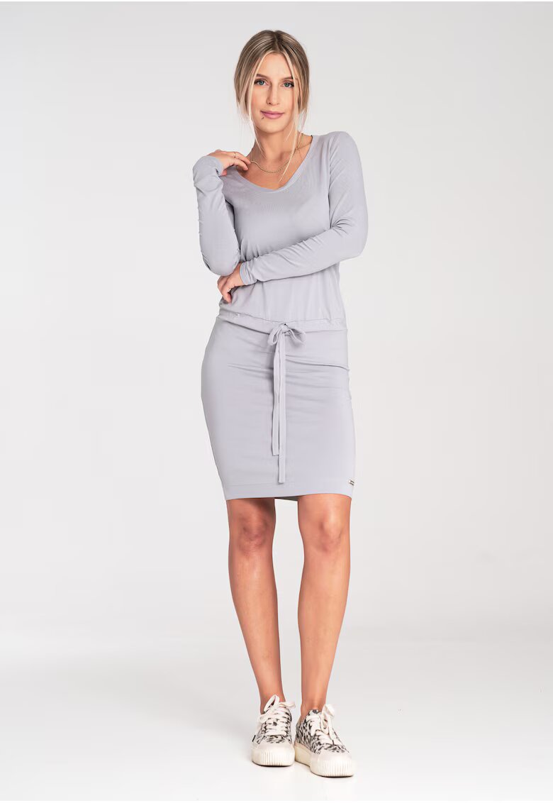 Figl Rochie scurta - gri - din viscoza -