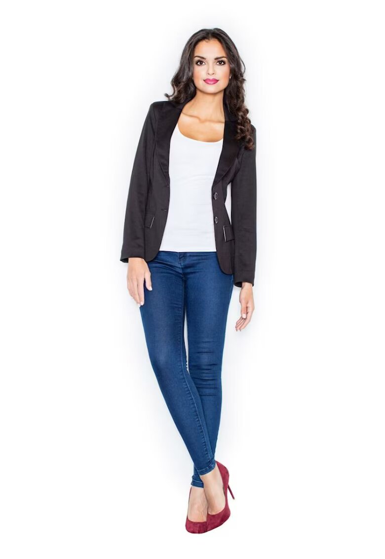 Figl Sacou dama Henrik - Negru