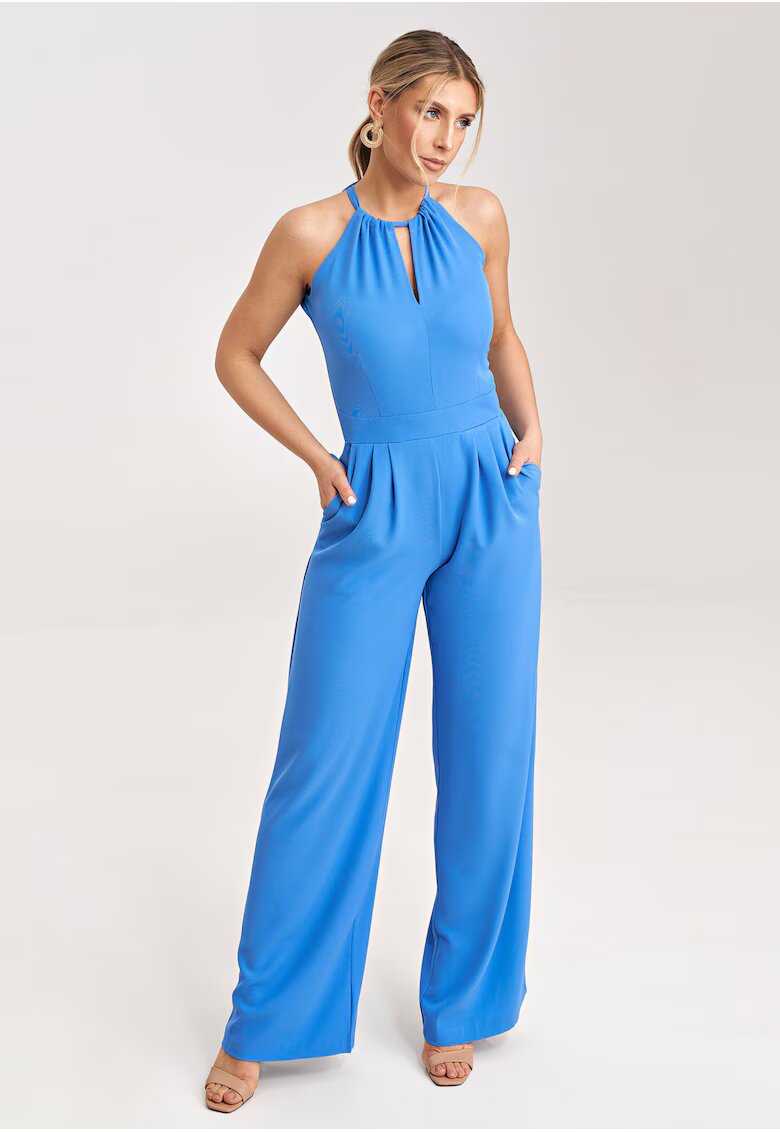 Figl Salopeta dama - eleganta - albastru - poliester
