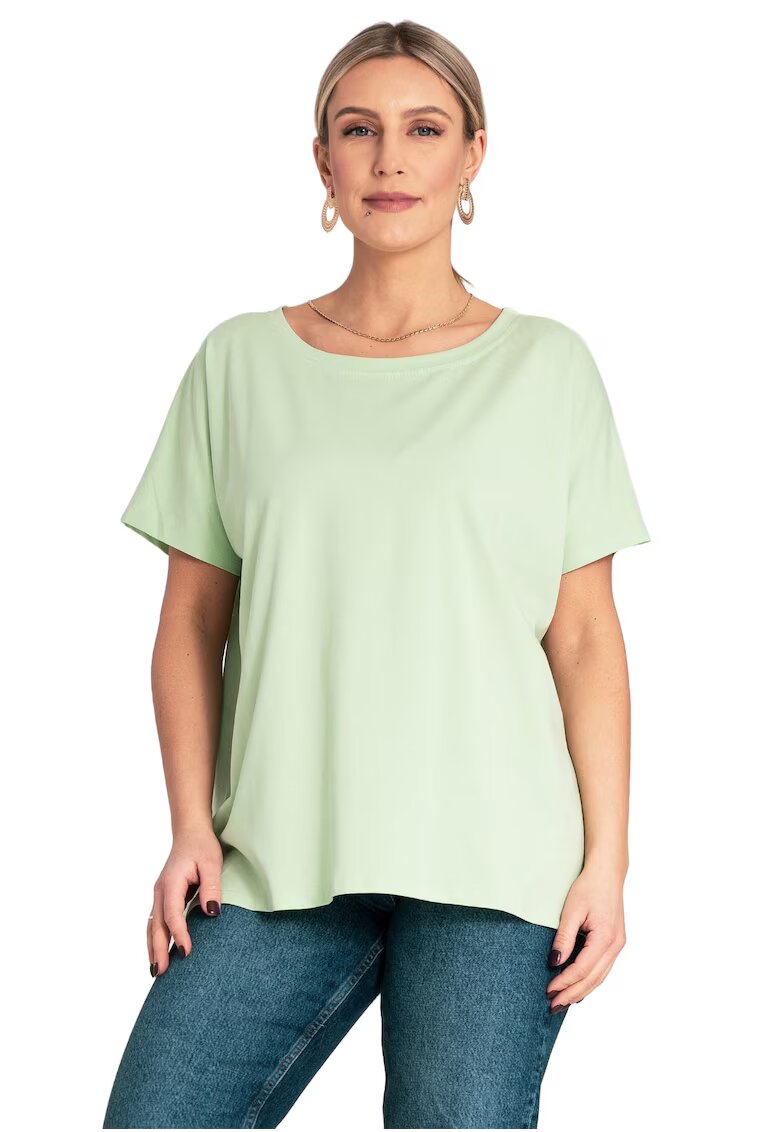 Figl Tricou dama M1164 - Bumbac/Elastan - Verde -