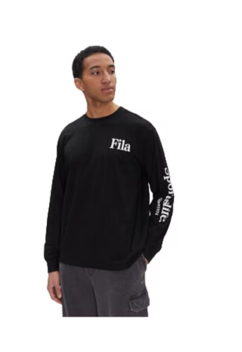 FILA Bluza barbati - bumbac - negru/alb