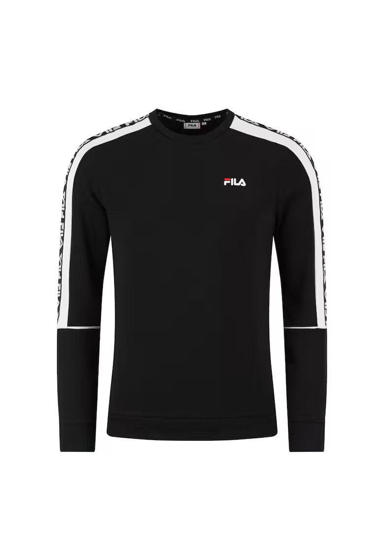 FILA Bluza TEOM - Bumbac/Poliester - Negru/Alb -