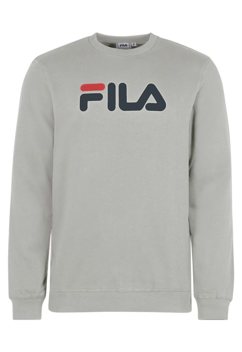 FILA Bluza unisex de trening cu decolteu la baza gatului Barbian - Gri