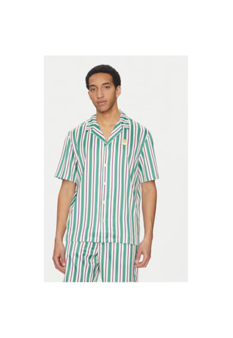 FILA Camasa barbati FAM0926 - Poliester - Verde - Verde