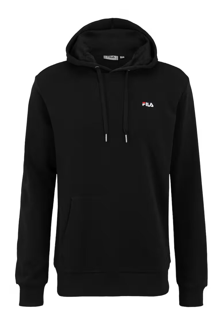 FILA Hanorac barbati Lumezzane - negru - 70% bumbac - 30% poliester - gluga reglabila - buzunar cangur