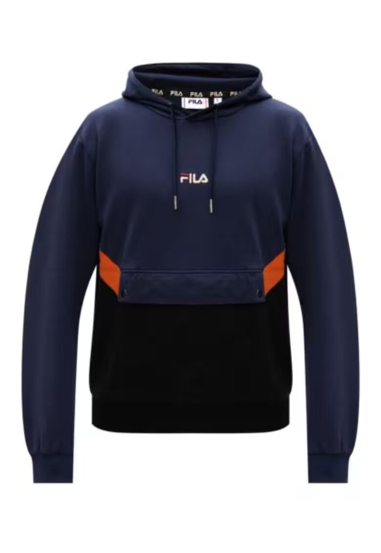 FILA Hanorac Bumbac - Bleumarin - Bleumarin