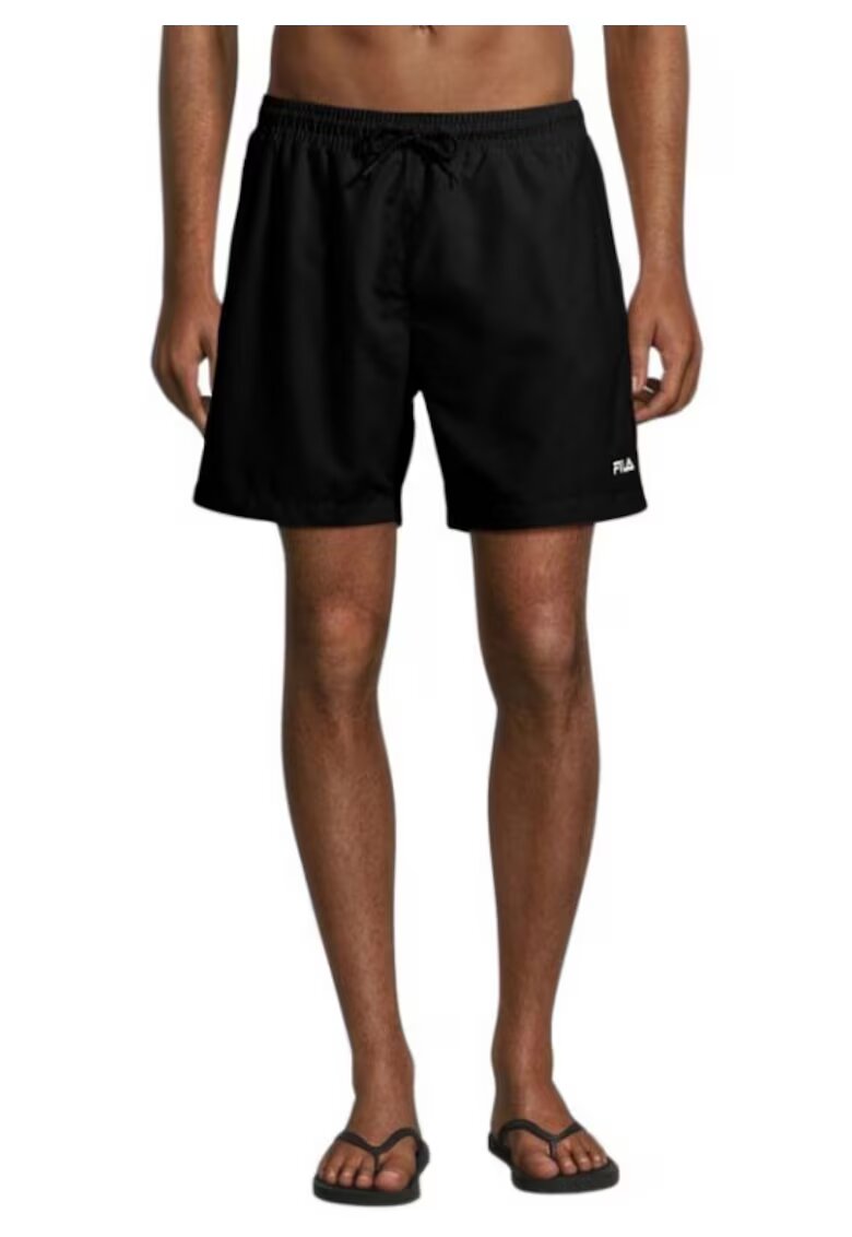 FILA Pantaloni scurti de baie negru - imbracaminte de inot pentru barbati -