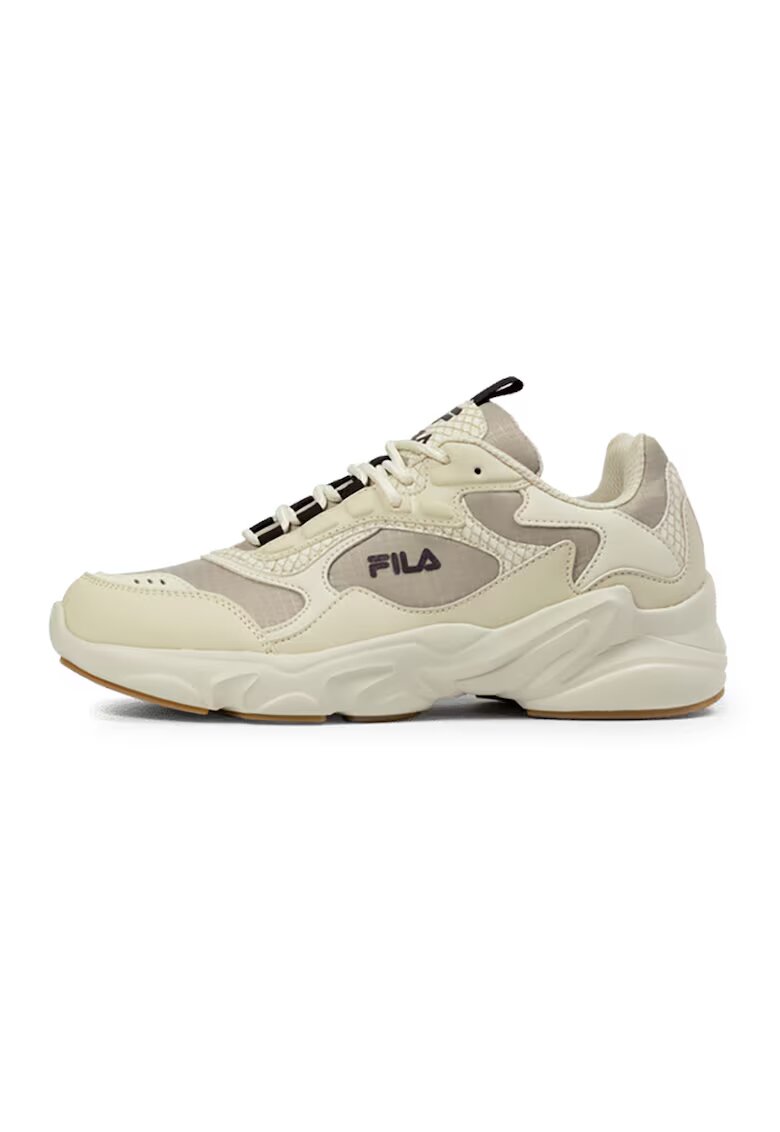 FILA Pantofi sport Collene A din material textil cu garnituri din piele ecologica - Maro taupe/Bej deschis