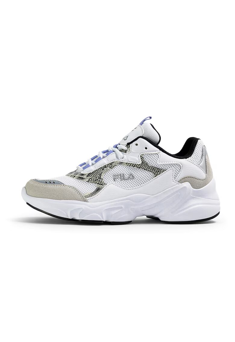 FILA Pantofi sport cu insertii de plasa Collene - Gri deschis/Alb murdar