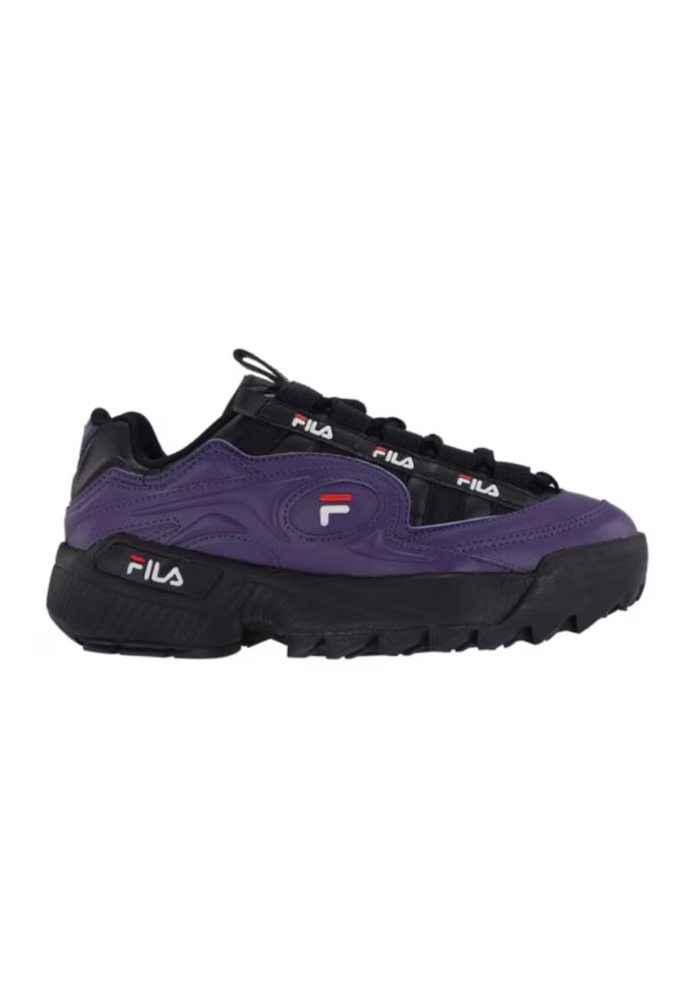 FILA Pantofi sport dama - D-Formation 1010801-71X - Piele naturala - Violet/Negru