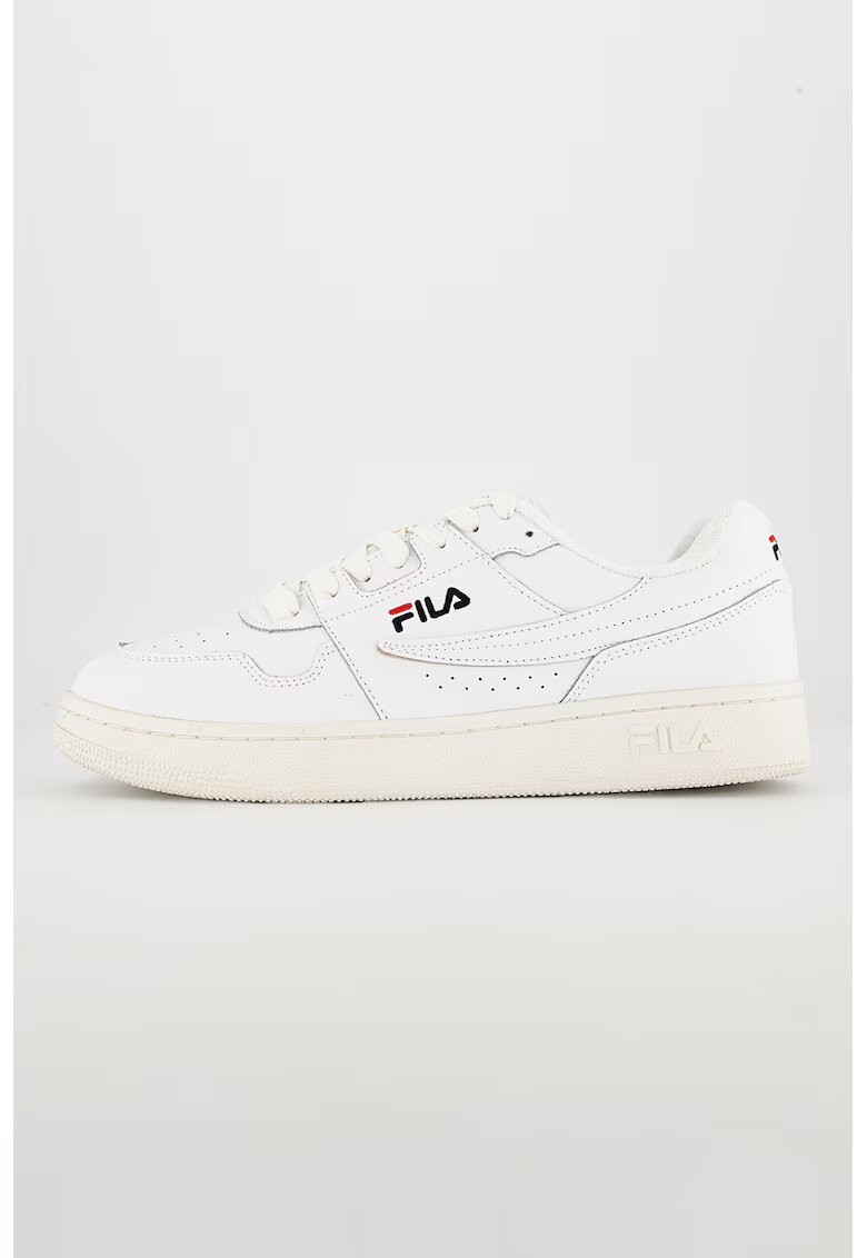 FILA Pantofi sport de piele cu logo brodat Arcade - Alb