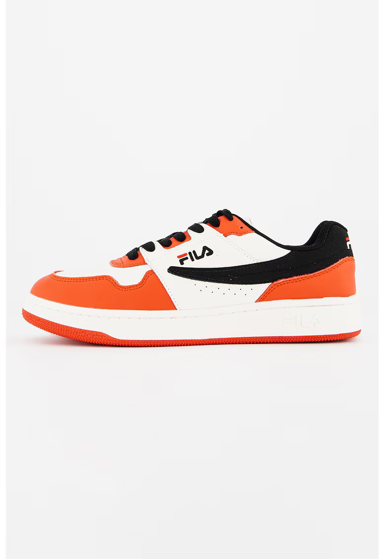 FILA Pantofi sport din piele cu aspect contrastant Arcade - Rosu/Alb