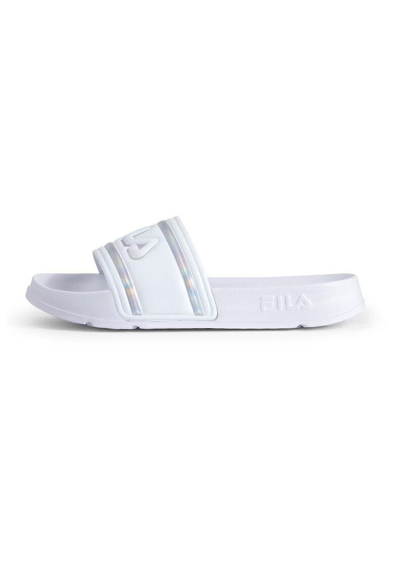 FILA Papuci cu detalii holografice Morro Bay - Alb optic/Argintiu