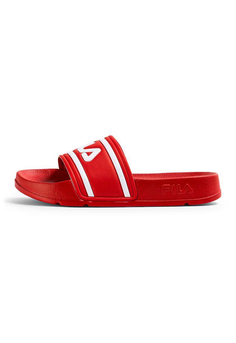 FILA Papuci cu logo Morro Bay - Alb/Rosu vermillion