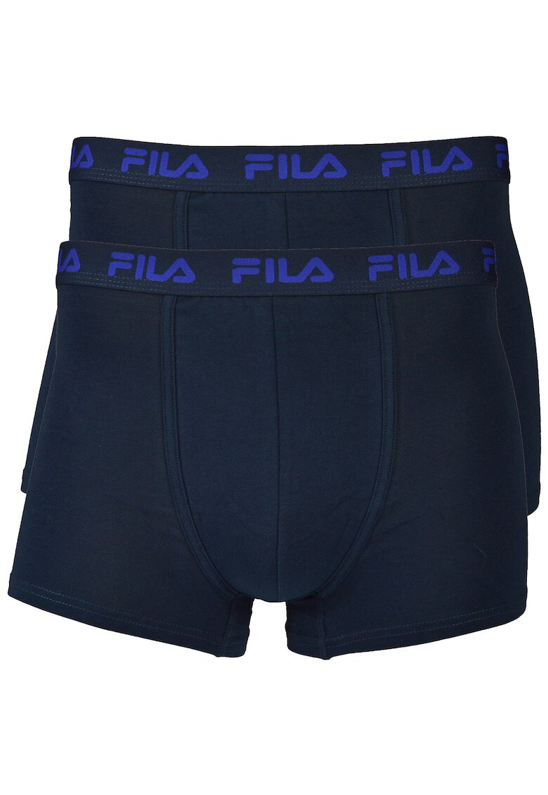 FILA Set de boxeri cu banda logo - 2 perechi - Bleumarin