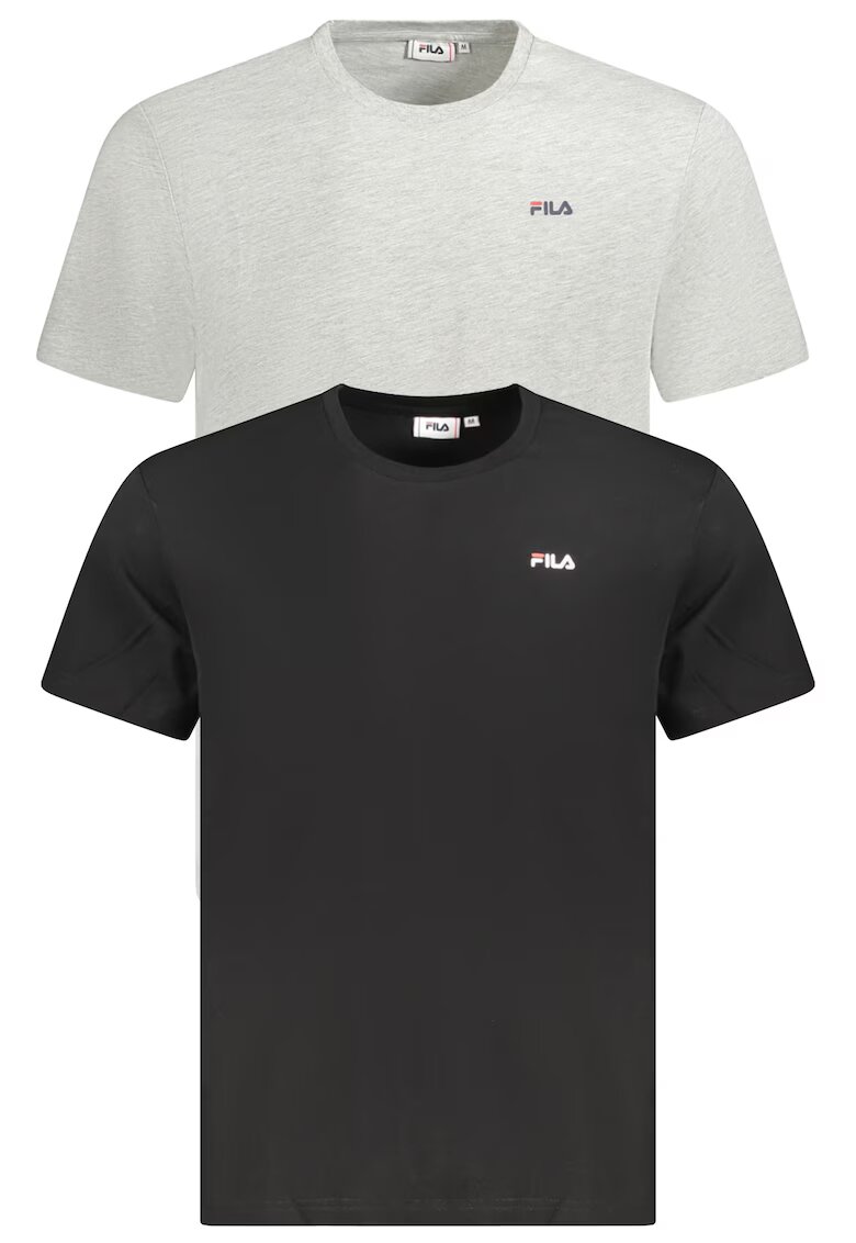 FILA Tricou barbati - 100% bumbac - Negru - FAM0083 - Negru
