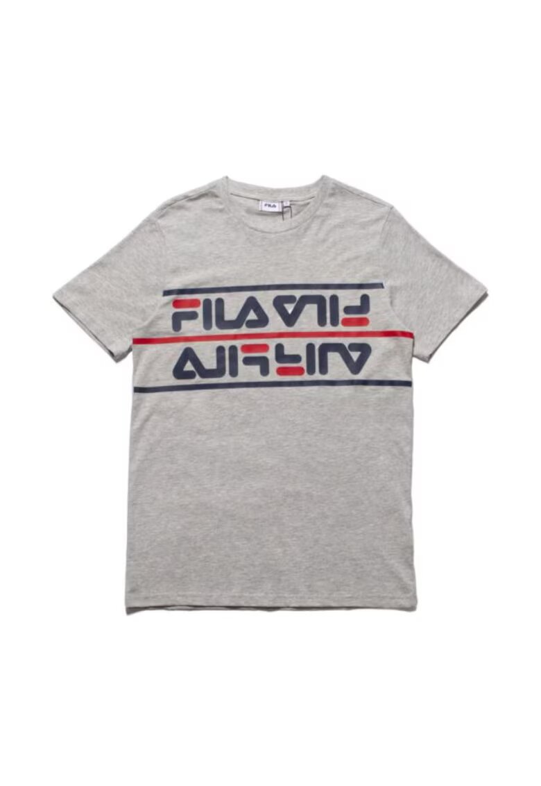 FILA Tricou pentru barbati - Salman - Bumbac - Gri - Gri