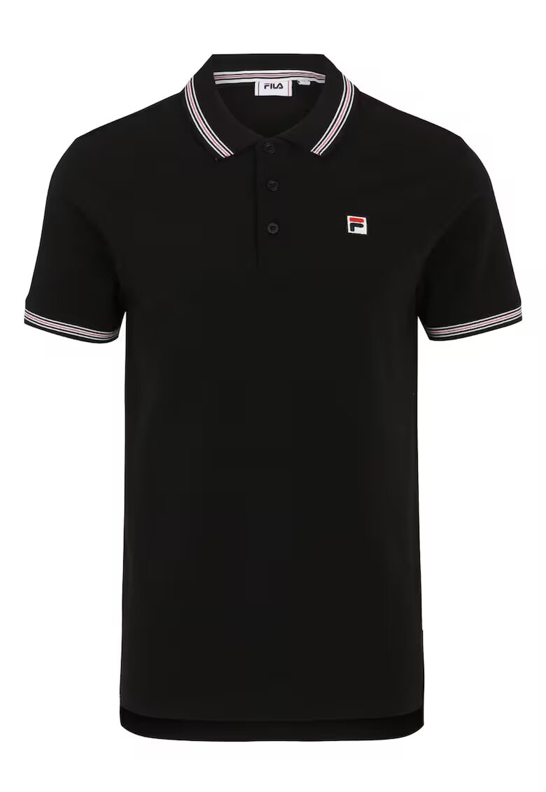 FILA Tricou polo barbati Lubbeek - bleumarin - bumbac - croiala regulata