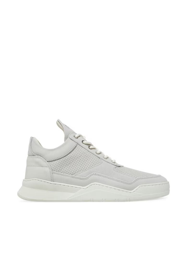 Filling Pieces Pantofi sport barbati 305042040 - Piele naturala - Alb - Alb