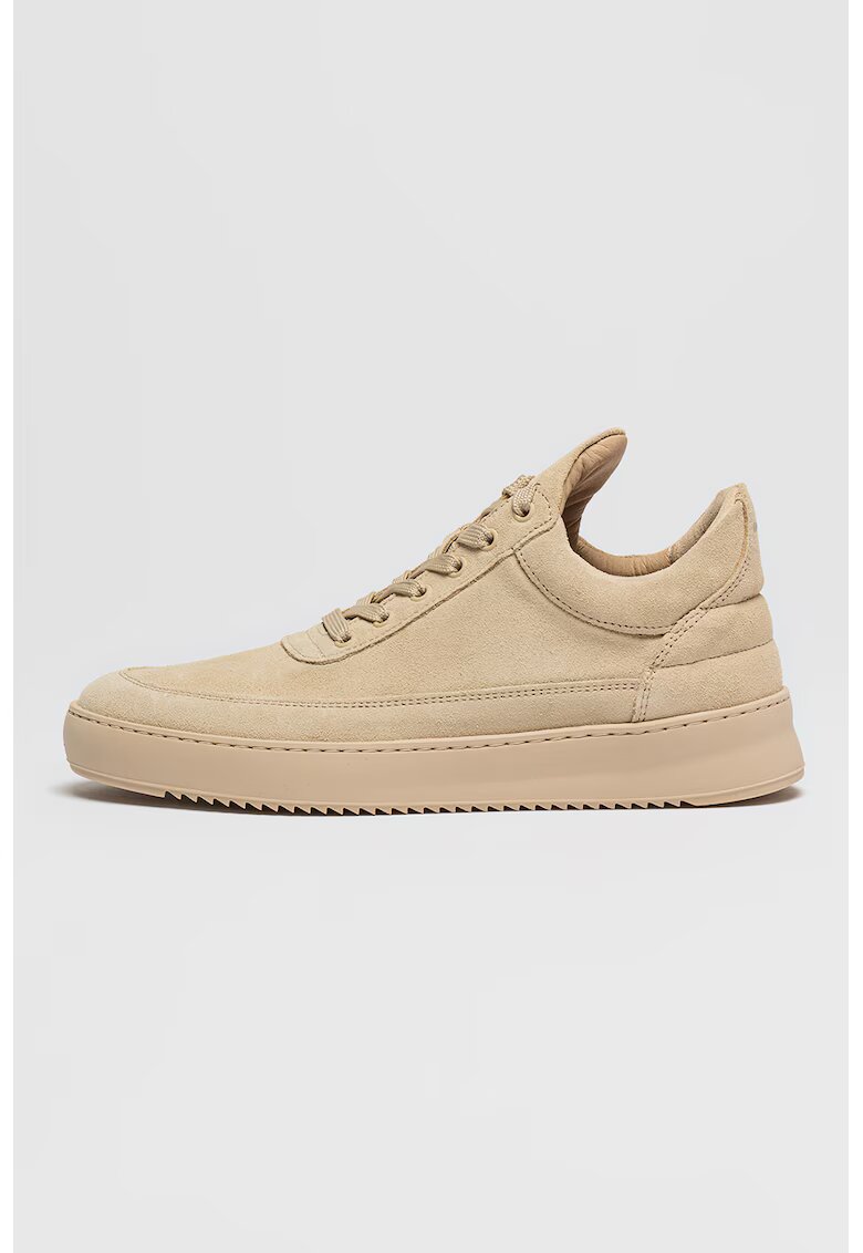 Filling Pieces Pantofi sport low-cut de piele intoarsa - Bej