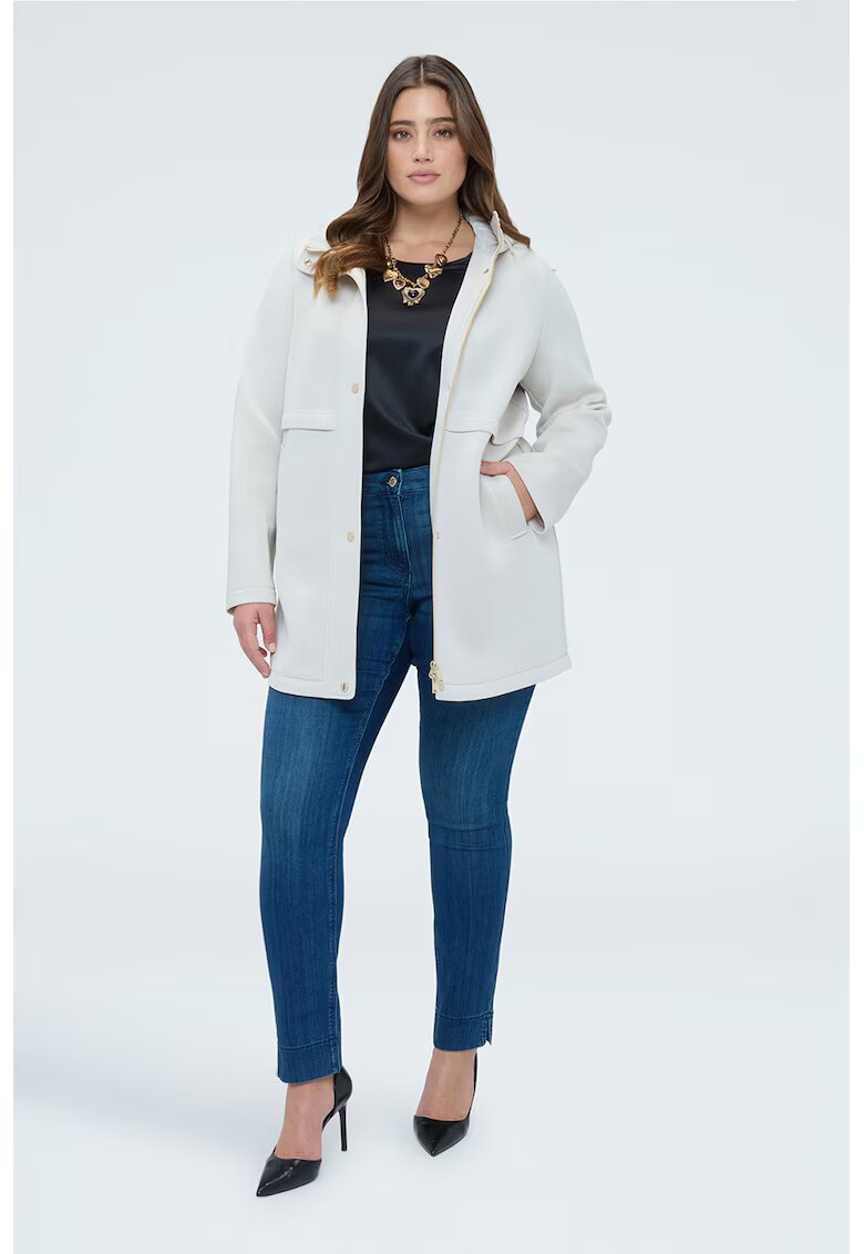 Fiorella Rubino Blugi skinny cu aspect decolorat - Albastru