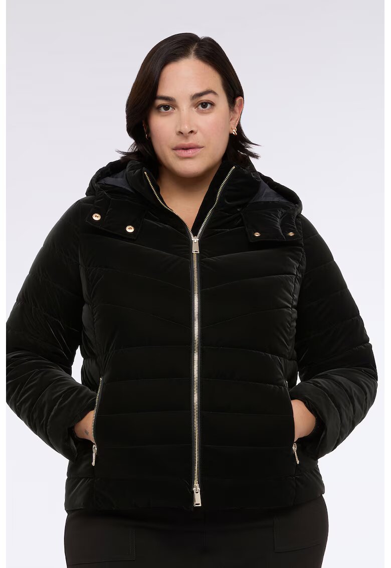 Fiorella Rubino Geaca cu buzunare cu fermoar - Negru