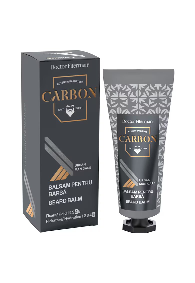 Fiterman Pharma Balsam pentru barba Doctor Fiterman Carbon - 75 ml