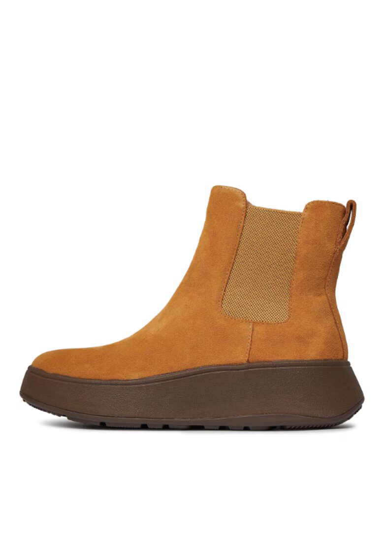 Fitflop Ghete Chelsea dama Piele naturala/Piele intoarsa - Maro