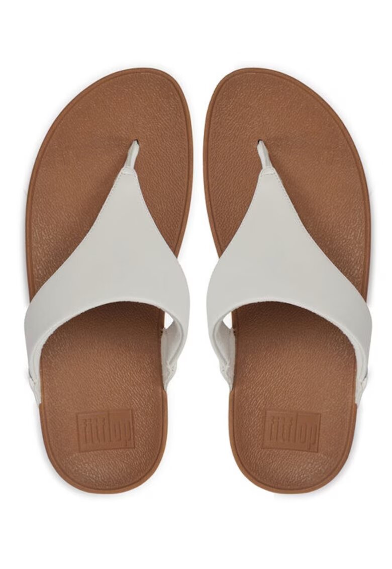 Fitflop Slapi - papuci - saboti dama 303870997 - Piele naturala - Alb