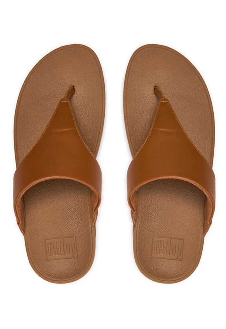 Fitflop Slapi - papuci - saboti dama 303871000 - Piele naturala - Maro