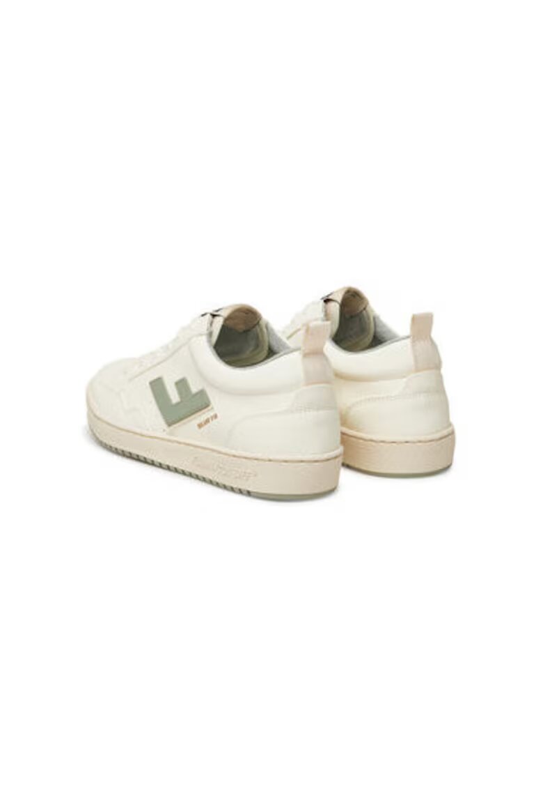 FlamingosLife Pantofi sport unisex Flamingos Life - R10PEALAU - Piele ecologica - Alb