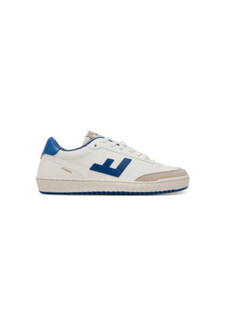 FlamingosLife Pantofi sport unisex Flamingos Life - STBLU - Piele ecologica - Alb