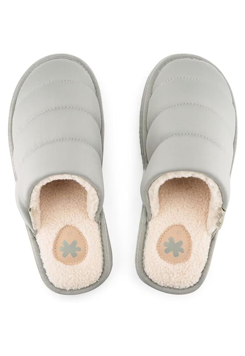 Flip Flop Papuci de casa pentru femei - caldurosi si confortabili - din piele Sherpa