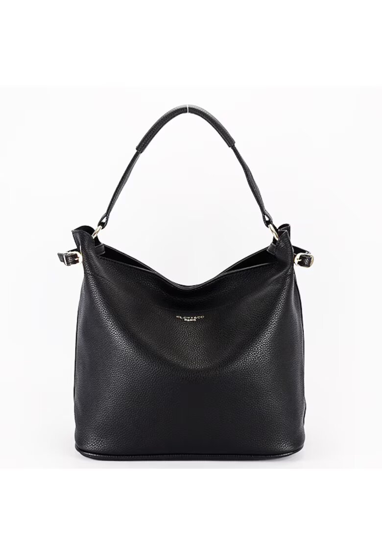 FloraCo Paris Geanta cu borseta detasabila F6966 M11 - Negru - 28x29x15